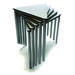 Tafel Flexi 90, 90 x 90 x 123 cm volkern met 1 zwenkwiel, hoogte F6
